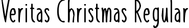 Veritas Christmas Regular font - Veritas Christmas.otf