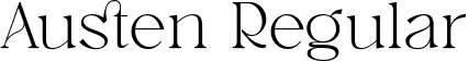 Austen Regular font - Austen-Regular.ttf