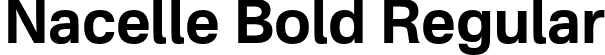 Nacelle Bold Regular font - Nacelle-Bold.otf