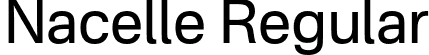 Nacelle Regular font - Nacelle-Regular.otf