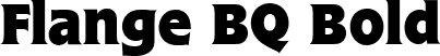 Flange BQ Bold font - Flange BQ Bold.ttf