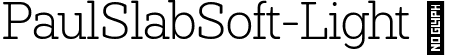 PaulSlabSoft-Light  font - PaulSlabSoft-Light.ttf