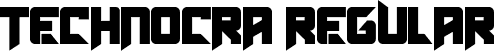 Technocra Regular font - Technocra.ttf