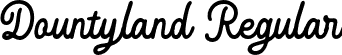 Dountyland Regular font - Dountyland.otf