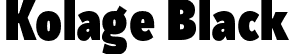 Kolage Black font - Kolage-Black.otf