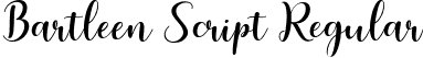 Bartleen Script Regular font - Bartleen Script.ttf