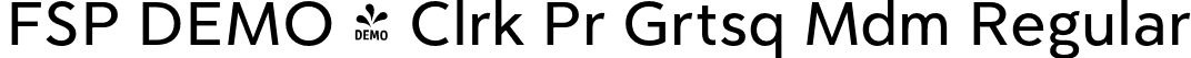 FSP DEMO - Clrk Pr Grtsq Mdm Regular font - Fontspring-DEMO-clarikaprogrot-md.otf