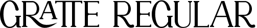 GRATTE Regular font - GRATTE.ttf