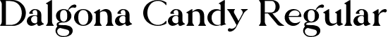 Dalgona Candy Regular font - Dalgona Candy 1.otf