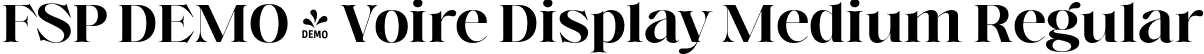 FSP DEMO - Voire Display Medium Regular font - Fontspring-DEMO-voire-displaymedium.otf