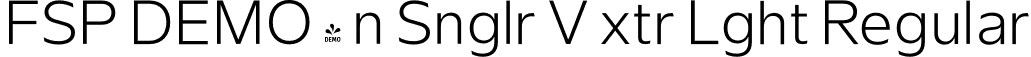 FSP DEMO - n Snglr V xtr Lght Regular font - Fontspring-DEMO-neuesingular-v-extralight.otf