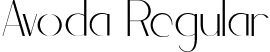 Avoda Regular font - Avoda-GO0xP.ttf