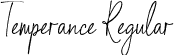 Temperance Regular font - Temperance.otf