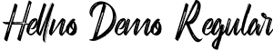 Hellno Demo Regular font - HellnoDemoRegular.ttf