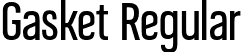 Gasket Regular font - Gasket.otf