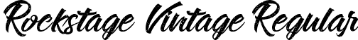 Rockstage Vintage Regular font - Rockstage Vintage .otf