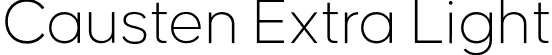 Causten Extra Light font - Causten-ExtraLight.otf