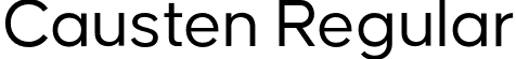 Causten Regular font - Causten-Regular.otf