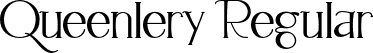 Queenlery Regular font - Queenlery.otf