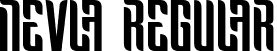 Nevla Regular font - Nevla.otf