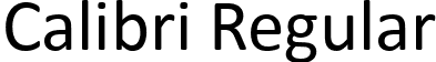 Calibri Regular font - calibri-regular.ttf