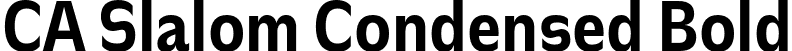 CA Slalom Condensed Bold font - CASlalomCondensed-Bold.otf