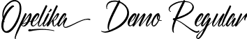 Opelika Demo Regular font - OpelikaDemo-8MxeD.ttf