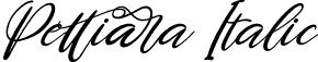 Pettiara Italic font - Pettiara Italic.ttf