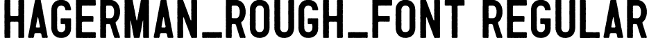 Hagerman_Rough_Font Regular font - Hagerman_Rough_Font.ttf