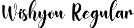 Wishyou Regular font - Wishyou.otf