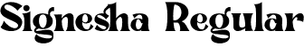 Signesha Regular font - Signesha.otf