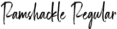 Ramshackle Regular font - RamshackleRegular-RpyX6.ttf