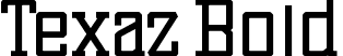 Texaz Bold font - Texaz Bold.ttf