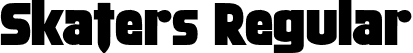 Skaters Regular font - Skaters.otf