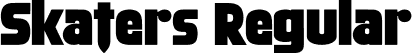 Skaters Regular font - Skaters.ttf