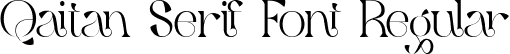 Qaitan Serif Font Regular font - QaitanSerifFontRegular-GOB4P.ttf