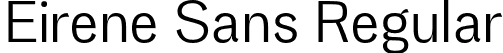 Eirene Sans Regular font - EireneSans-Regular.otf