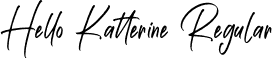 Hello Katterine Regular font - HelloKatterine-w1yjx.otf