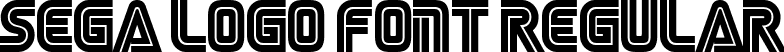 SEGA LOGO FONT Regular font - SEGA.TTF