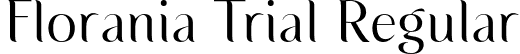 Florania Trial Regular font - Florania Trial.otf