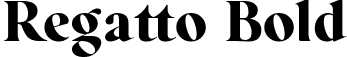 Regatto Bold font - Regatto.ttf