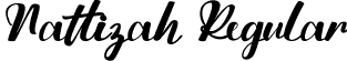 Nattizah Regular font - Nattizah-Regular.ttf