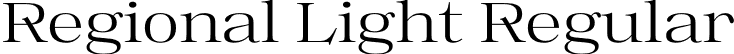 Regional Light Regular font - Regional-Light.otf