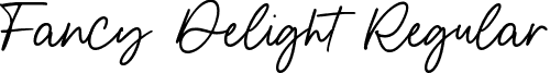 Fancy Delight Regular font - Fancy Delight.ttf