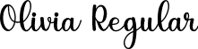 Olivia Regular font - Olivia.otf