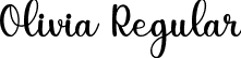 Olivia Regular font - OliviaRegular.ttf