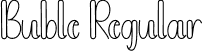 Buble Regular font - Buble.otf