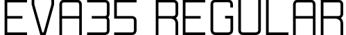 EVA35 Regular font - EVA35Regular.otf