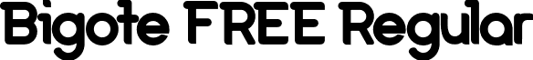 Bigote FREE Regular font - Bigote FREE.otf