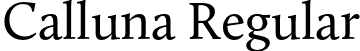 Calluna Regular font - Calluna-Regular.otf